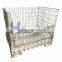 Warehouse storage wire galvanized metal containers