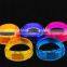 2015 sounds activated light up led bracelet with logo