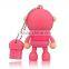 Custom Cartoon silicon litter monkey usb hard disk