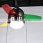 220V 50 60hz Spherical Light Ceiling Fan