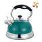 3.0L top level and high quality of tea kettle for boiling water with colorful coating on body