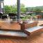 smooth Brazilian teak /cumaru outdoor timber decking