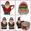 Wholesale christmas ceramic santa salt and pepper shaker