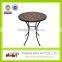 Outside and home living room furniture mosaic design folding simple design dining table