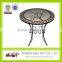 Wholesale outdoor garden mosaic metal table patio outddor mosaic furniture metal table