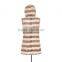 QD30460 Woman Knitted Mink Fur Vest Twist Fur Trim Style Gilet