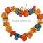 Intelligent diy toy butterfly and bees beads game colorful wooden bead toy
