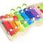 2015 Christmas Gift High Quality Frog Piano Toy Wood Music Toy for Kids