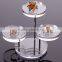 Necklace Bracelet Round Clear Acrylic Jewelry Table Holder
