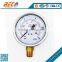 inclined single column manometer oil filled pressure gauge