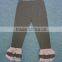 2015 Hot sales solid color with ruffle cotton wholesale girl pants