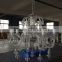 2016 modern wholesaler lights clear crystal murano glass italian chandelier matching wall candle lamp for europe