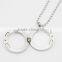 Charm Stainless Steel Locked Floating Pendant Necklace