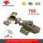 cold roll steel adjustable clip on hydraulic hinges