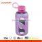 Everich 500ml tritan bottle with handle lid and silicone sleeve