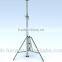 Adjustable height steel props for concrete construction