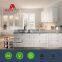 2016 hot sale white pvc laminate kitchen cabinet door design