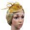 2015 New Vintage Wedding Cocktail Prom Feather Pillbox Hat Hair Clip Flower Pillbox headband Clips for Women