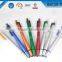 Promotional Click Plastic Ballpoint Pens ,Multicolor Plastic Pens With Logo