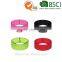 Four pouch elastic spandex fitness running belt