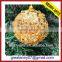 China custom new design outdoor hang flat shape foam christmas hanging balls decoration for sale