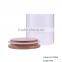 high transparent empty candle jars, candle in glass jar cork wholesale