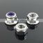 SS304 FLANGE METAL-INSERT LOCK NUT DIN6927 M8