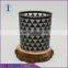 2016 most popular Geometric patterns glass candle holder
