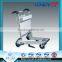 airport luggage trolley with brake