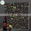 60x60 Luxury black gold pulati flower series flooring double charge vitrified tile