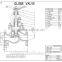 Cast Steel Flanged end 300LBs Globe Valve