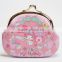 Customized Cute neoprene purse bag for change,wallet case,money bag,waterproof and lightweight purse bag