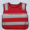 Children's safety clothing net traffic and colorful multicolor reflective vest
