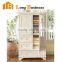 LB-VW5039 Multifunctional tall white shaker chest of drawers