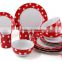 Polka dot dinnerware/porcelain dinnerware/porcelain dinner set wedding gift made in china                        
                                                Quality Choice