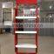 hot promotional soft drink display rack in Chinese red