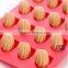 Hot selling custom shells silicone chocolate cake bake mold