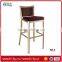 BS-2 wholesale rose gold aluminum bar stool chair with footrest covers                        
                                                Quality Choice