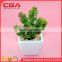 Artificial small bonsai, plastic emulation potted plants for home decoration