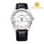 China Famous Brand WEIDE Genuine Leather Luxury Men Dress Quartz Business Watch 93011