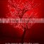 Fashion Red Color Artificial Cherry Blossom Led Flower Tree Light For Christmas