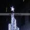 Beautiful holiday time outdoor decoration led christmas tree light white christmas tree felt decoration christmas tree
