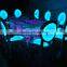 wood acrylic stackable led light event rental party bar chair furniture outdoor dance chair