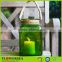 Eco-friendly decor home recyclable glass candle holder with rope handle