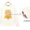 2015 Spring Women Casual Cute White Owl Animal Print Beading Hoodies Pullover Plus Size M-XL