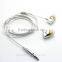 2016 new best sale metal earphone in-ear earbuds without mic with cheap price