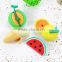 Promotion 3D fruit shaped eraser