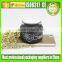 High Quality Custom Glass Cosmetic Jar With Black Cap