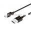 quick charging pure copper wire sync micro usb cable black for Android digital devices