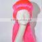 Crazy fluorescent color wig with 2 dreadlocks and glaxen bangs synthetic costume wig N276